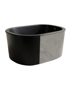 Manhattan 64 '' X 33 '' Freestanding Soaking Solid Surface Bathtub