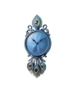 Fancy Crystals Peacock Wall Clock