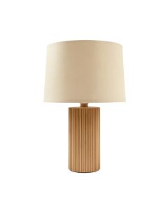 Willow Canyon Table Lamp With A Plain Fabric Shade - Beige