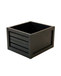 Aspen Dale Empty Furniture-Style Litter Enclosure - Black (synthetic illustration; no displayed measurements)