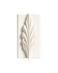 Reeded Acanthus 1 3/4 '' H X 94 1/2 '' W X 1 1/8 '' D Leaf Panel Moulding