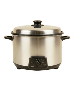 Homecraft Stainless Steel 3-Station 1.5-Quart Oval Slow Cooker Buffet