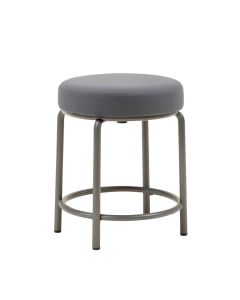Bales Upholstered Curved Back Adjustable Height Swivel Bar Stool