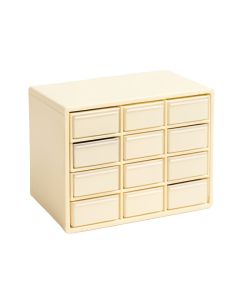 Briar Bluff Small-Parts Storage Drawer Cabinet - Ivory