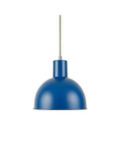 Aspen Bridge Pendant Light Suspended From One Plain Cable - Blue (synthetic illustration; no displayed measurements)