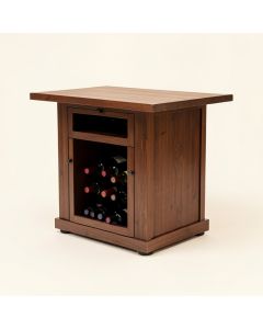 Navarette Industrial Bar With Wine Storage (synthetic illustration; no displayed measurements)