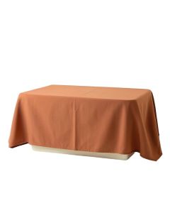 Hill Brook Flat Bed Sheet - Terracotta (synthetic illustration; no displayed measurements)