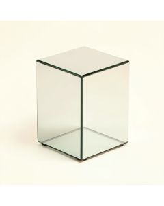 Charee Mirrored Cube End Table (synthetic illustration; no displayed measurements)