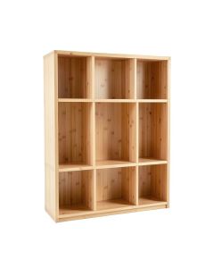 Summit Edge Freestanding Bookcase - Beige (synthetic illustration; no displayed measurements)