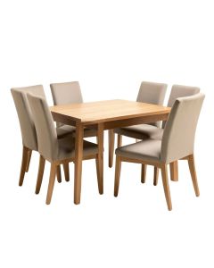 Evelin Solid Wood Dining Set