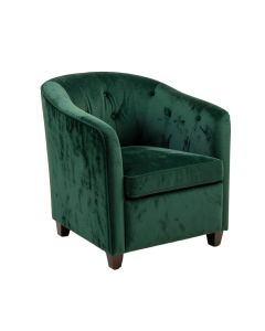 Evangely Tufted Velvet Side Chair