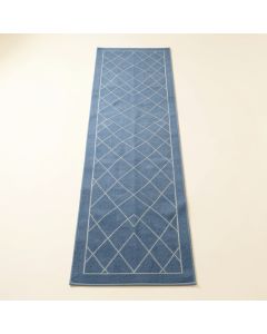 Moss Bluff Narrow Runner Rug - Blue (synthetic illustration; no displayed measurements)