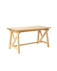 Cove Crest Empty Workshop Workbench - Beige (synthetic illustration; no displayed measurements)