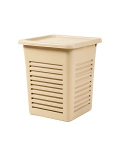 Willow Bridge Closed Garden Compost Bin - Beige (synthetic illustration; no displayed measurements)