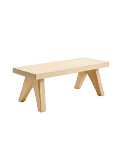 Spruce Arc Indoor Bench - Beige (synthetic illustration; no displayed measurements)