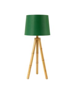 Glen Arc Floor Lamp With A Plain Fabric Shade