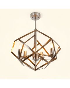 Prahl 6 - Light Unique / Statement Geometric Chandelier (synthetic illustration; no displayed measurements)