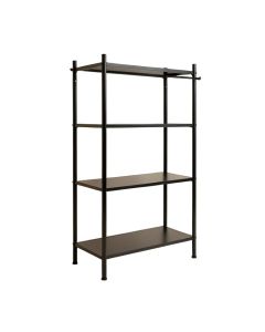 47.5 '' W With 4 Shelves And 2 Hanging Rods Garment Rack