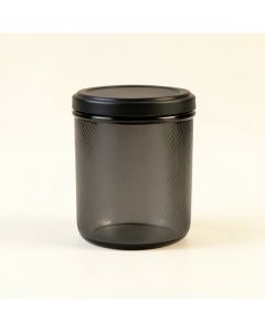 Reed Bend Storage Canister With Lid - Black (synthetic illustration; no displayed measurements)