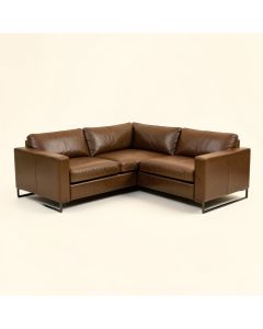 Kadejah 101 '' Wide Faux Leather Symmetrical Modular Corner Sectional (synthetic illustration; no displayed measurements)