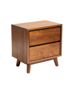 Ormond Mid-Century 2 Drawer Nightstand (synthetic illustration; no displayed measurements)