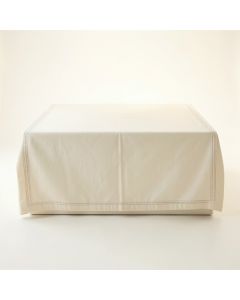 Cove Crossing Flat Bed Sheet - Cream (synthetic illustration; no displayed measurements)
