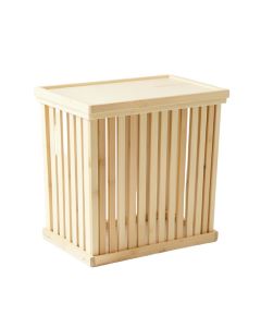 Holly Brook Laundry Hamper - Cream