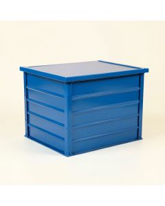 Ridge Bridge Closed Outdoor Storage Box - Blue (synthetic illustration; no displayed measurements)