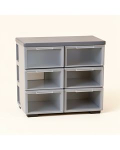Rutledge 43.5 '' W Diy 12 Cube Portable Storage Organizer Clothes Cabinet (synthetic illustration; no displayed measurements)