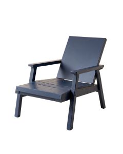 Reed Bend Outdoor Lounge Chair - Navy (synthetic illustration; no displayed measurements)
