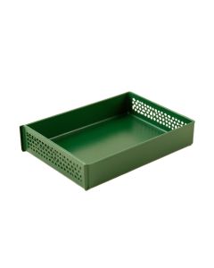 Holly Bluff Empty Under-Desk Cable Tray - Green (synthetic illustration; no displayed measurements)
