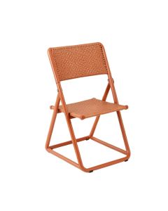 Briar Crest Folding Outdoor Chair - Terracotta