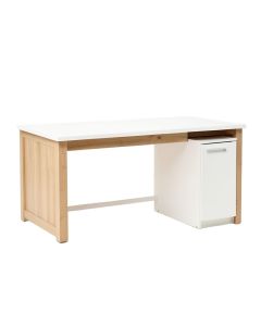 Linden Crossing Empty Workshop Workbench - White