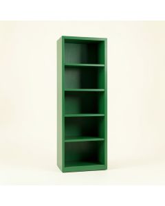Willow Bridge Narrow Cubby Tower - Green (synthetic illustration; no displayed measurements)