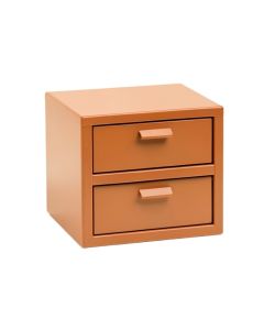 River Crest Small-Parts Storage Drawer Cabinet - Terracotta (synthetic illustration; no displayed measurements)