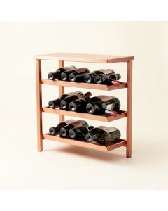 Floyd Metal Storage 21 Bottle Floor Wine Bottle Rack (synthetic illustration; no displayed measurements)