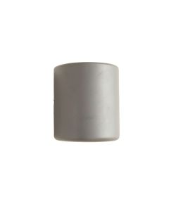 Willow Crossing Wall Sconce Mounted On A Plain Wall - Gray