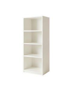 Dawn Brook Narrow Cubby Tower - White