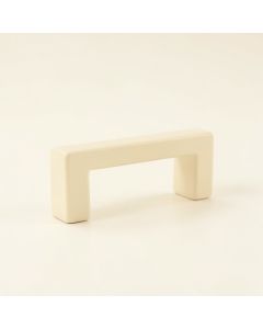 Ridge Bend Cabinet Handle Without Packaging - Ivory (synthetic illustration; no displayed measurements)