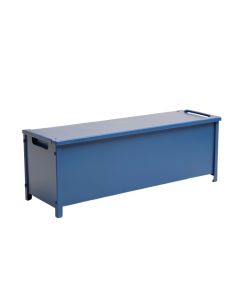 Harbor Bend Narrow Outdoor Storage Bench - Blue