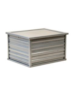 Cove Bridge Closed Outdoor Storage Box - Gray (synthetic illustration; no displayed measurements)