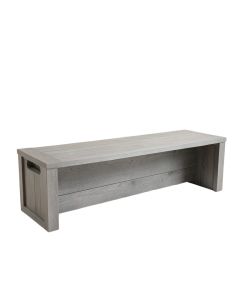 Briar Crest Narrow Outdoor Storage Bench - Gray (synthetic illustration; no displayed measurements)