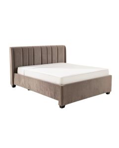 London King Upholstered Platform Bed