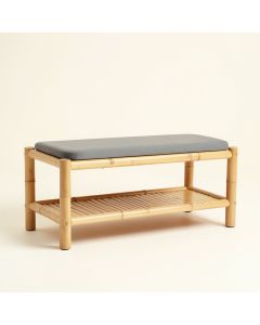 Alder Bluff Indoor Bench - Gray (synthetic illustration; no displayed measurements)
