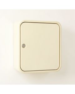 Shore Bluff Wall-Mounted Laundry Cabinet - Ivory (synthetic illustration; no displayed measurements)