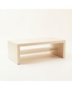 Aspen Dell Coffee Table - Ivory (synthetic illustration; no displayed measurements)