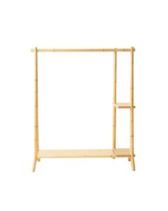 Oak Crest Empty Garment Rack - Ivory (synthetic illustration; no displayed measurements)