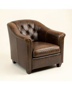 Witcher 29.1 '' Wide Tufted Barrel Chair (synthetic illustration; no displayed measurements)