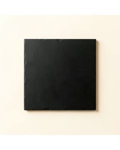 Flint Crest Uninstalled Square Decorative Tile - Black (synthetic illustration; no displayed measurements)