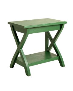 Flint Edge Side Table - Green (synthetic illustration; no displayed measurements)